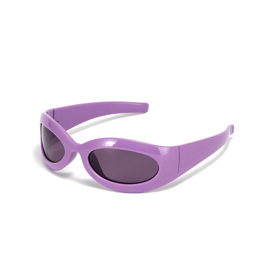Women's fashionable retro sunglasses in trendy oval design Stornfield
