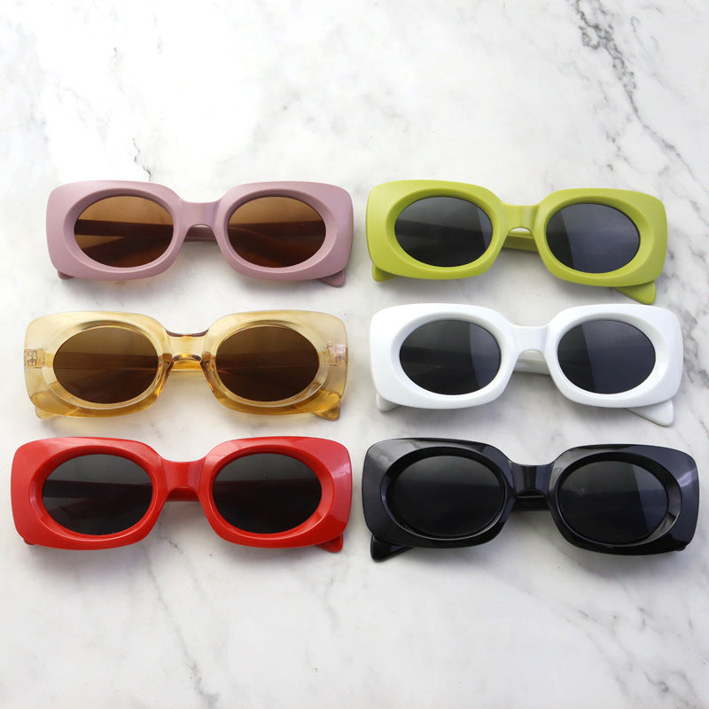 Contemporary Matte Square Sunglasses Stornfield