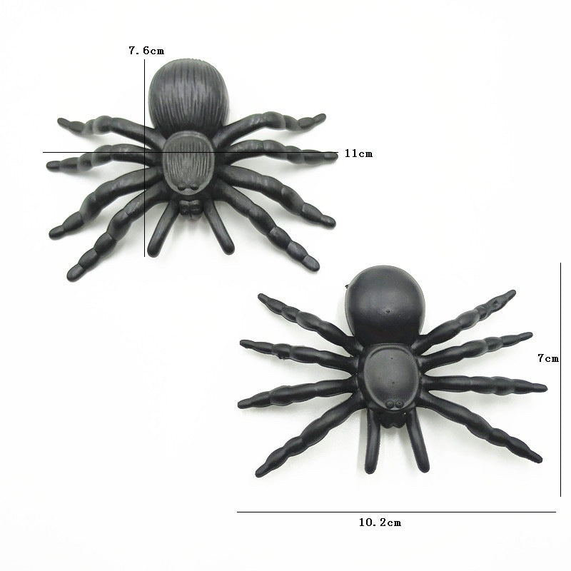 Realistic Halloween Spider Figurines Stornfield