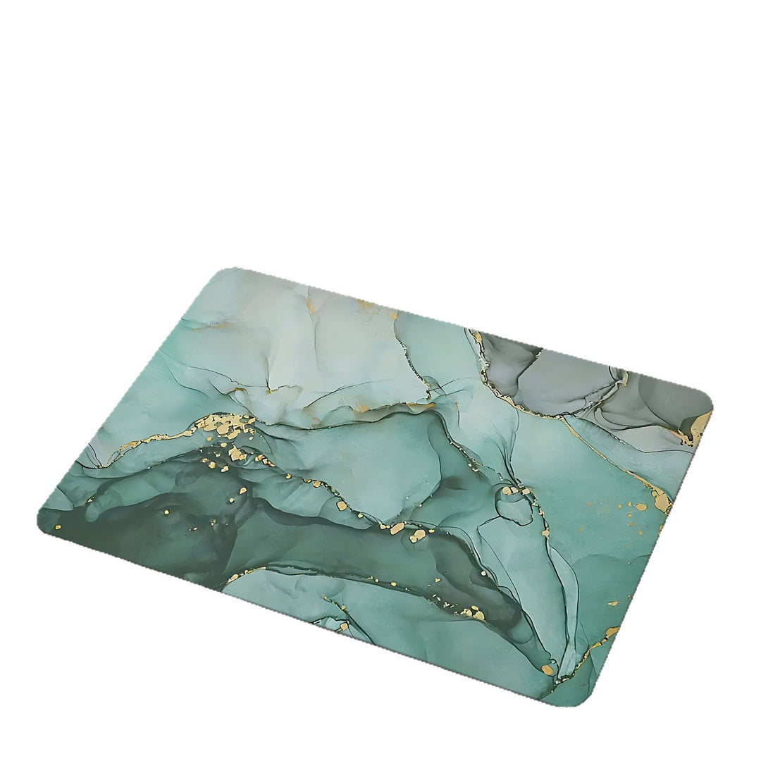 Luxurious Marble Design Bath Mat