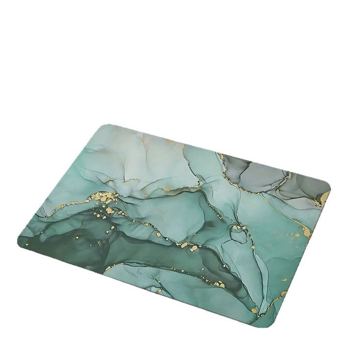Luxurious Marble Design Bath Mat