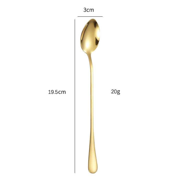 Elegant teaspoon with polished gold surface Stornfield