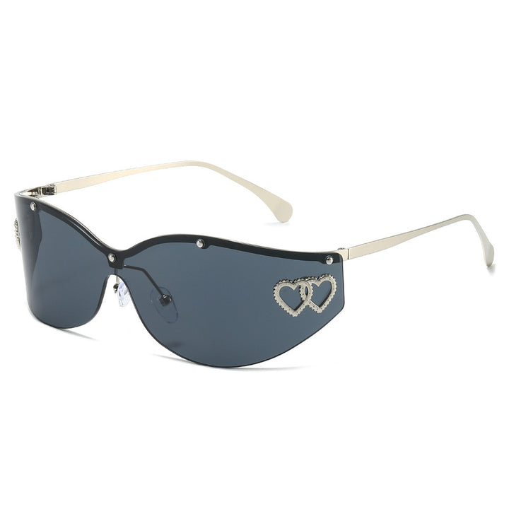 Fashion-Forward Avant-Garde Shield Sunglasses Stornfield