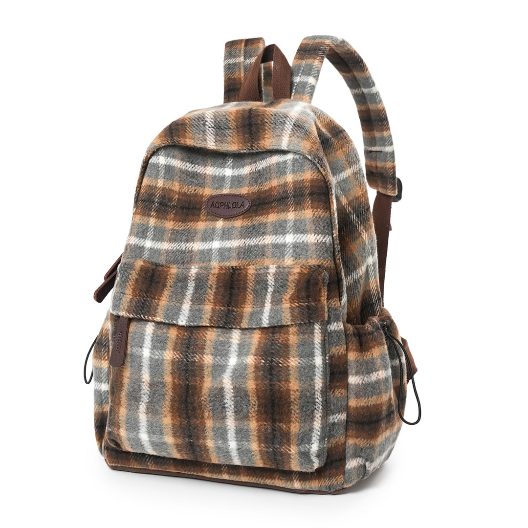 Chic Animal-Print School Backpack Stornfield