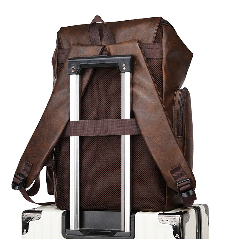 Vintage Style Leather Backpack Stornfield