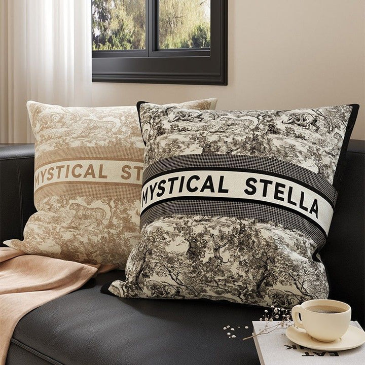Artistic Landscape Print Decorative Throw Pillow