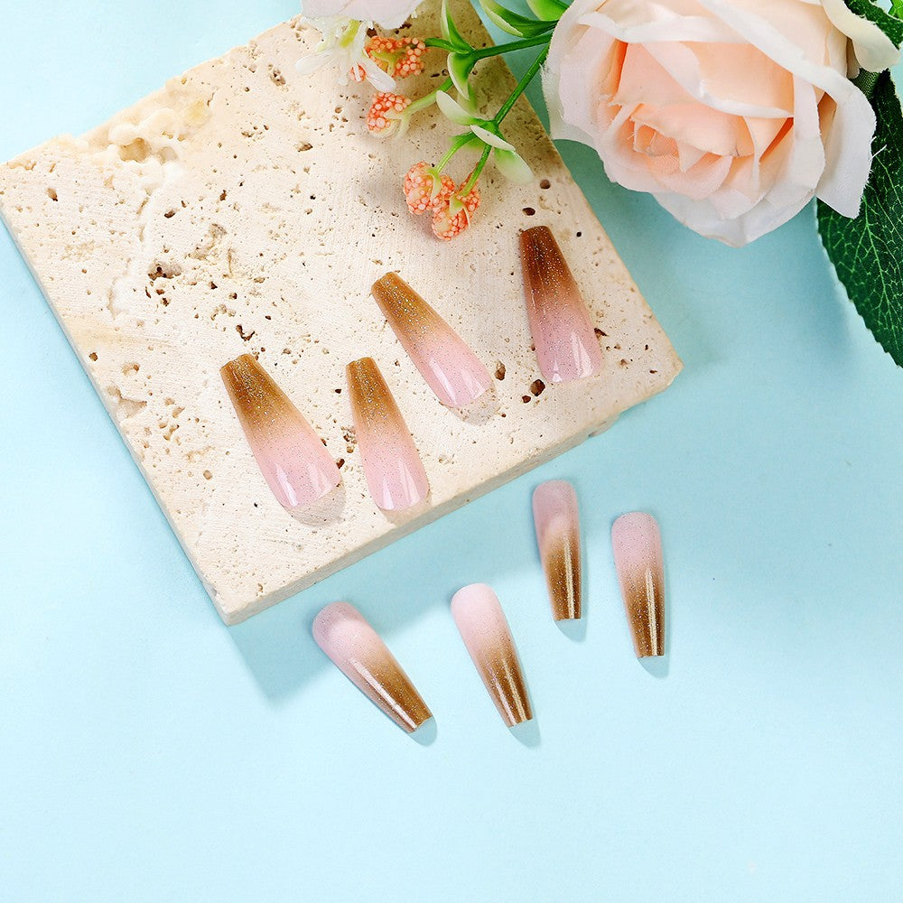 Artificial nails with elegant ombre effect Stornfield