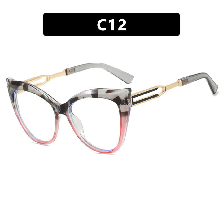 Ladies cat-eye glasses with elegant metal frame Stornfield