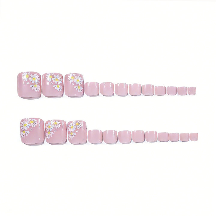 Floral Nail Art Pedicure Stornfield