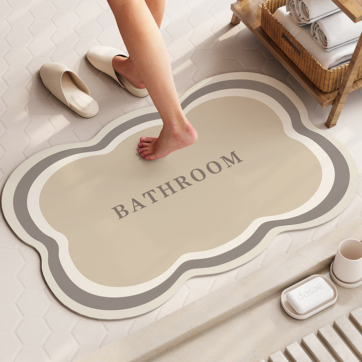 Modern Geometric Bath Mat