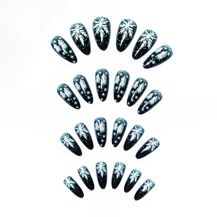 Elegant Artificial Nails in Christmas Design Stornfield