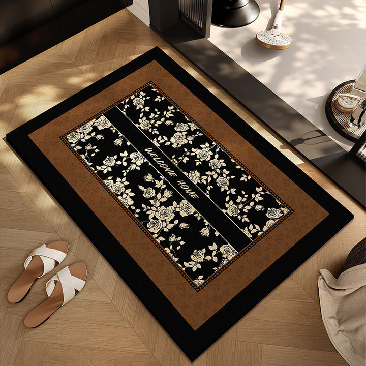 Checkerboard Patterned Entryway Mat Stornfield