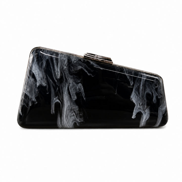 Artistic Floral Acrylic Clutch