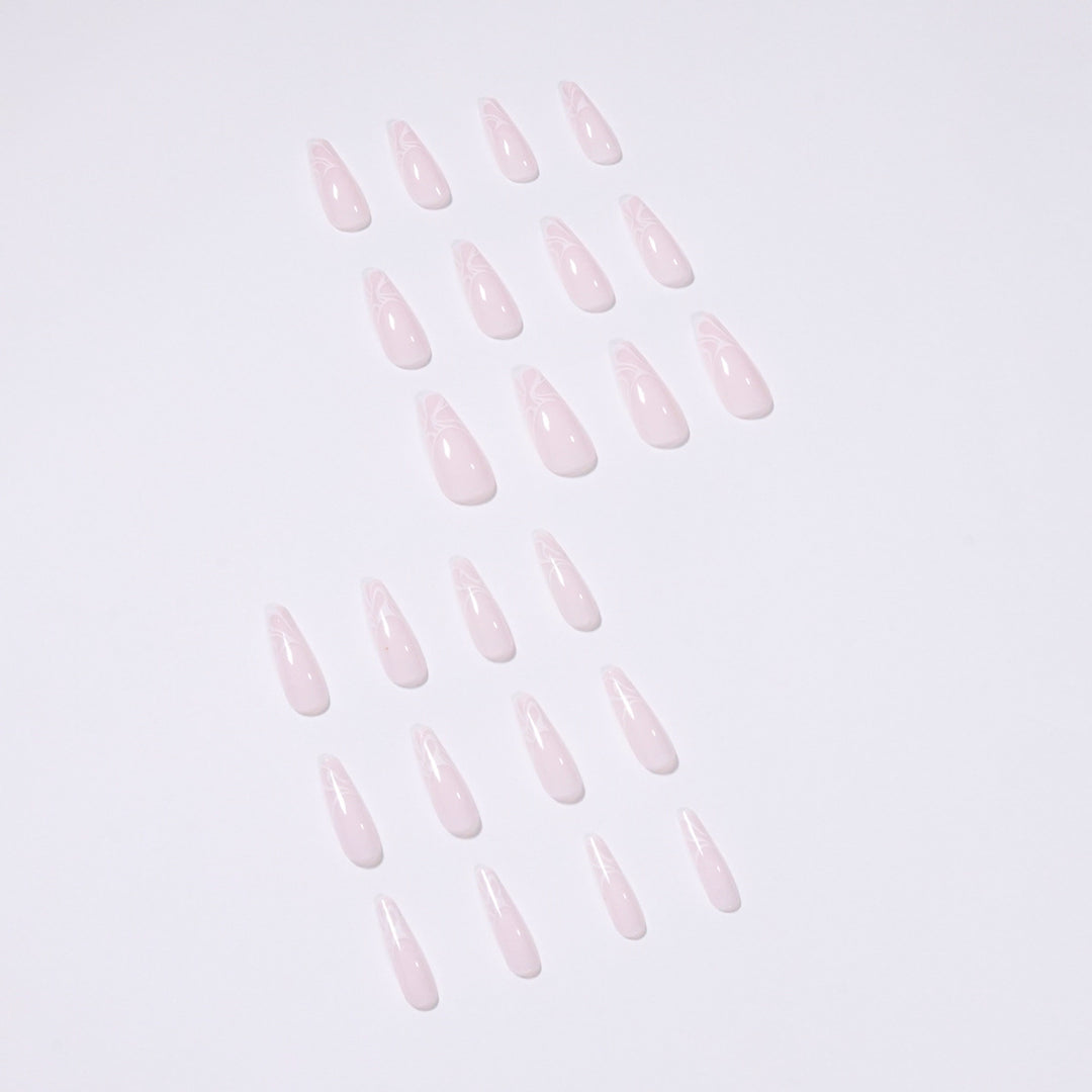 Artistic Nail Extensions with Elegant Fluid Design Stornfield