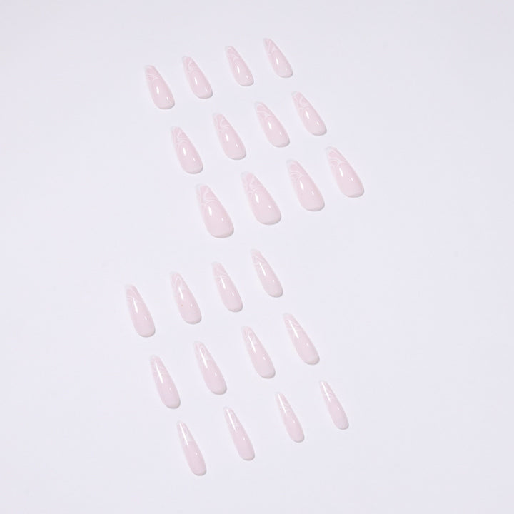 Artistic Nail Extensions with Elegant Fluid Design Stornfield