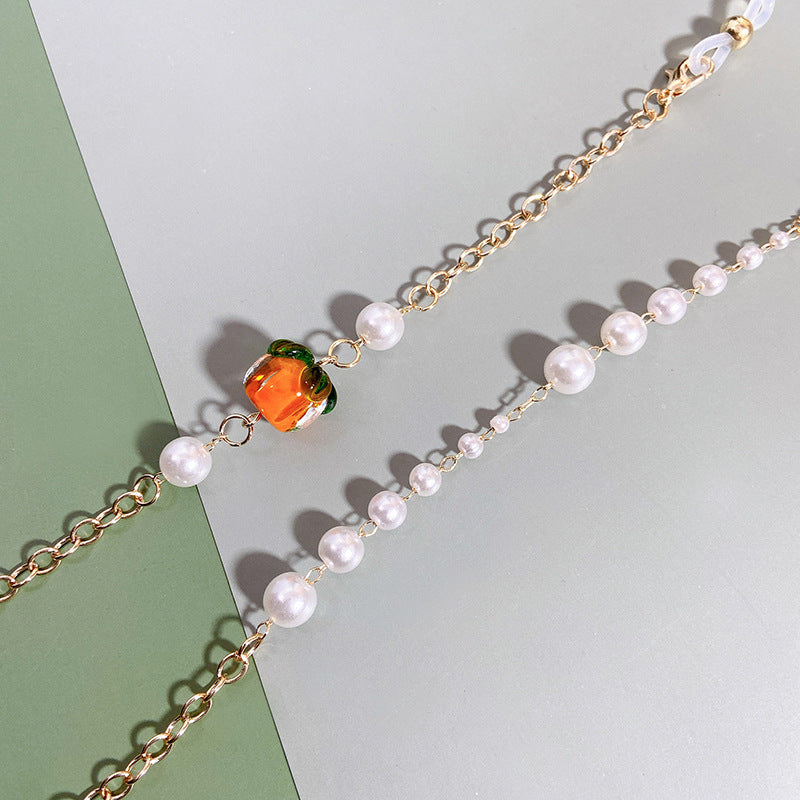 Elegant necklace with pearls and rubies Stornfield
