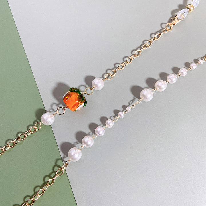 Elegant necklace with pearls and rubies Stornfield