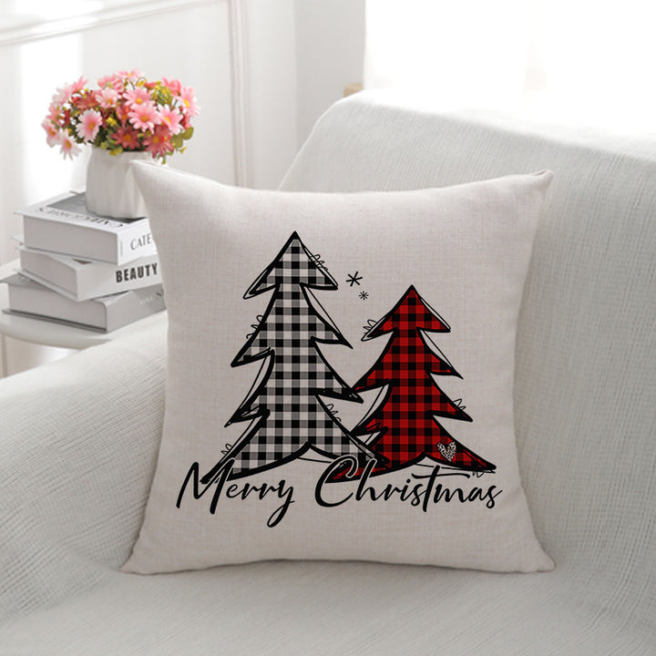 Christmas-Themed Decorative Throw Pillow