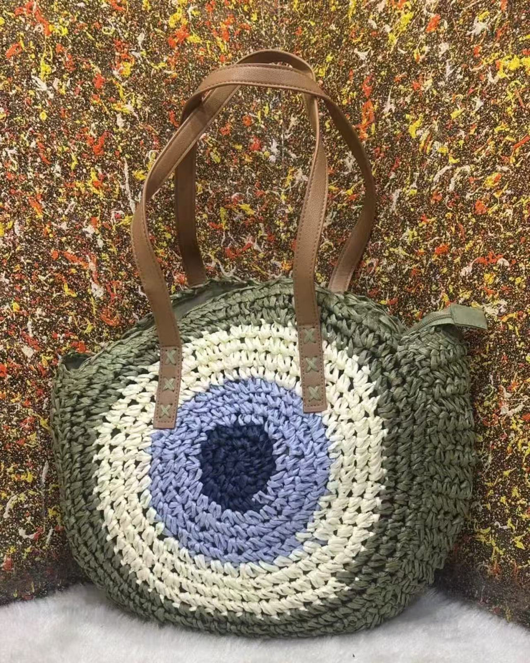 Round Macrame Beach Bag Stornfield