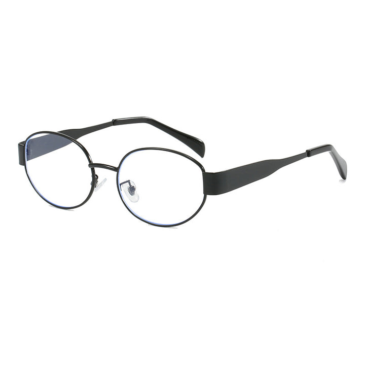Oval sunglasses with elegant metal frame Stornfield
