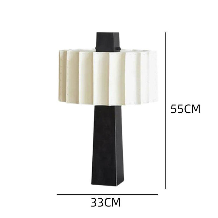 Contemporary Table Lamp with Modern Geometric Texture