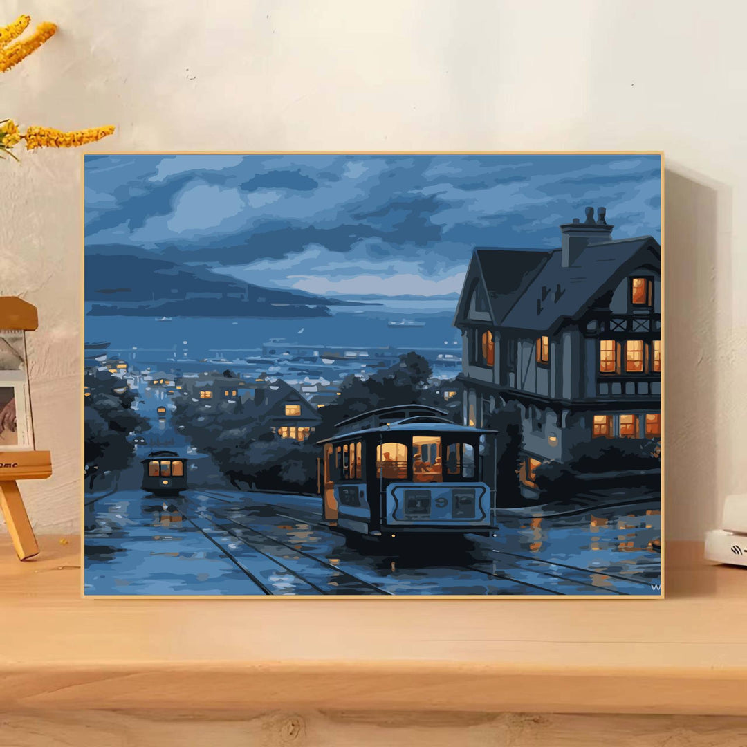 Scenic Landscape Art Canvas Print Stornfield
