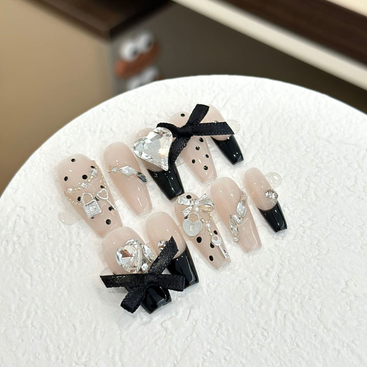 Statement Decorative Press-On Nail Art