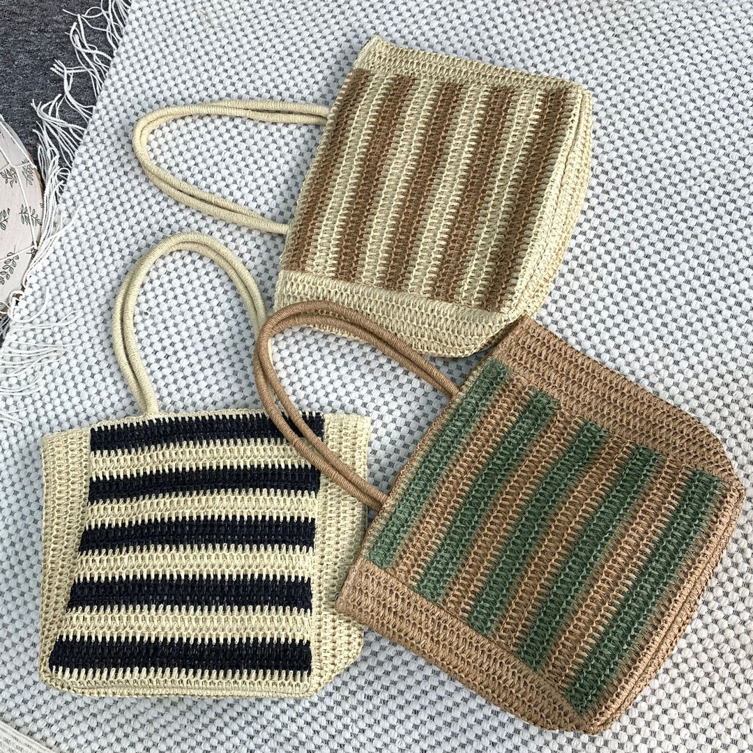 Designer bag with graphic striped pattern Stornfield