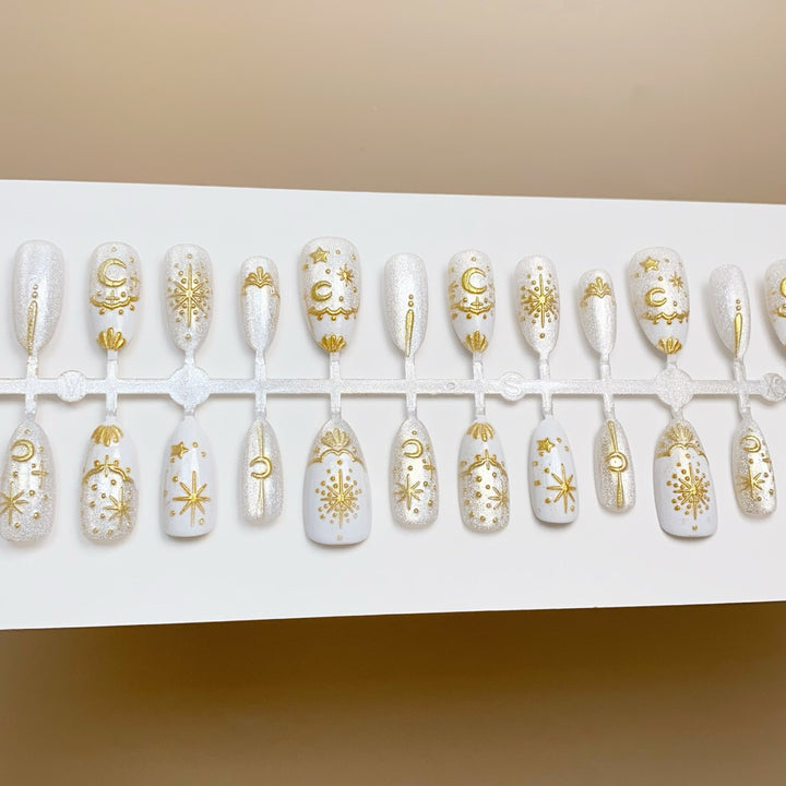 Celestial Design Press-On Nails