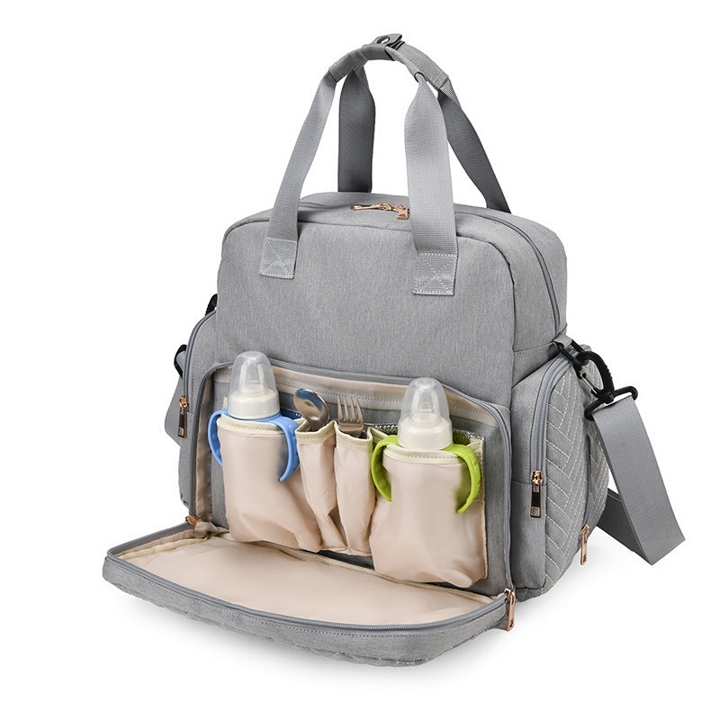 Multi-Function Quilted Diaper Backpack Stornfield
