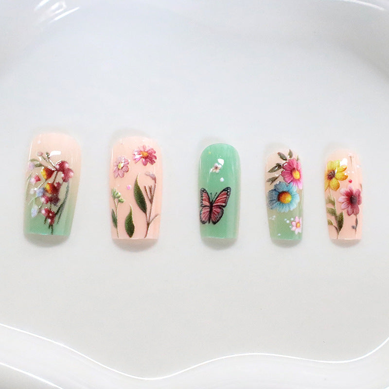 Floral Themed Nail Art Set Stornfield