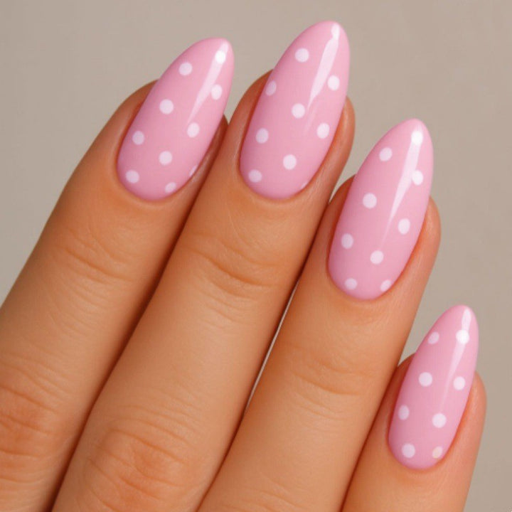 Polka Dot Stiletto Press-On Nails Stornfield
