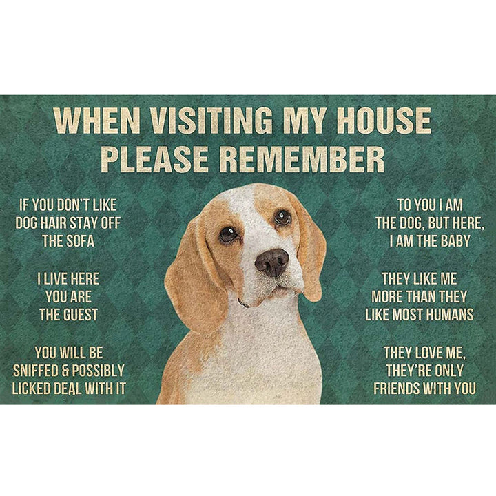 Fun Dog-Themed Door Mat Stornfield