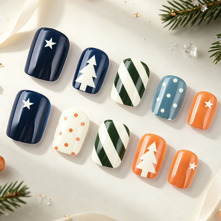 Holiday-Themed Nail Art Design Stornfield