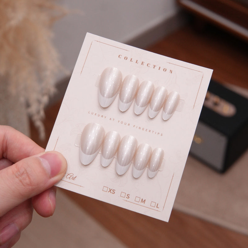 French Tip Press-On Nail Set