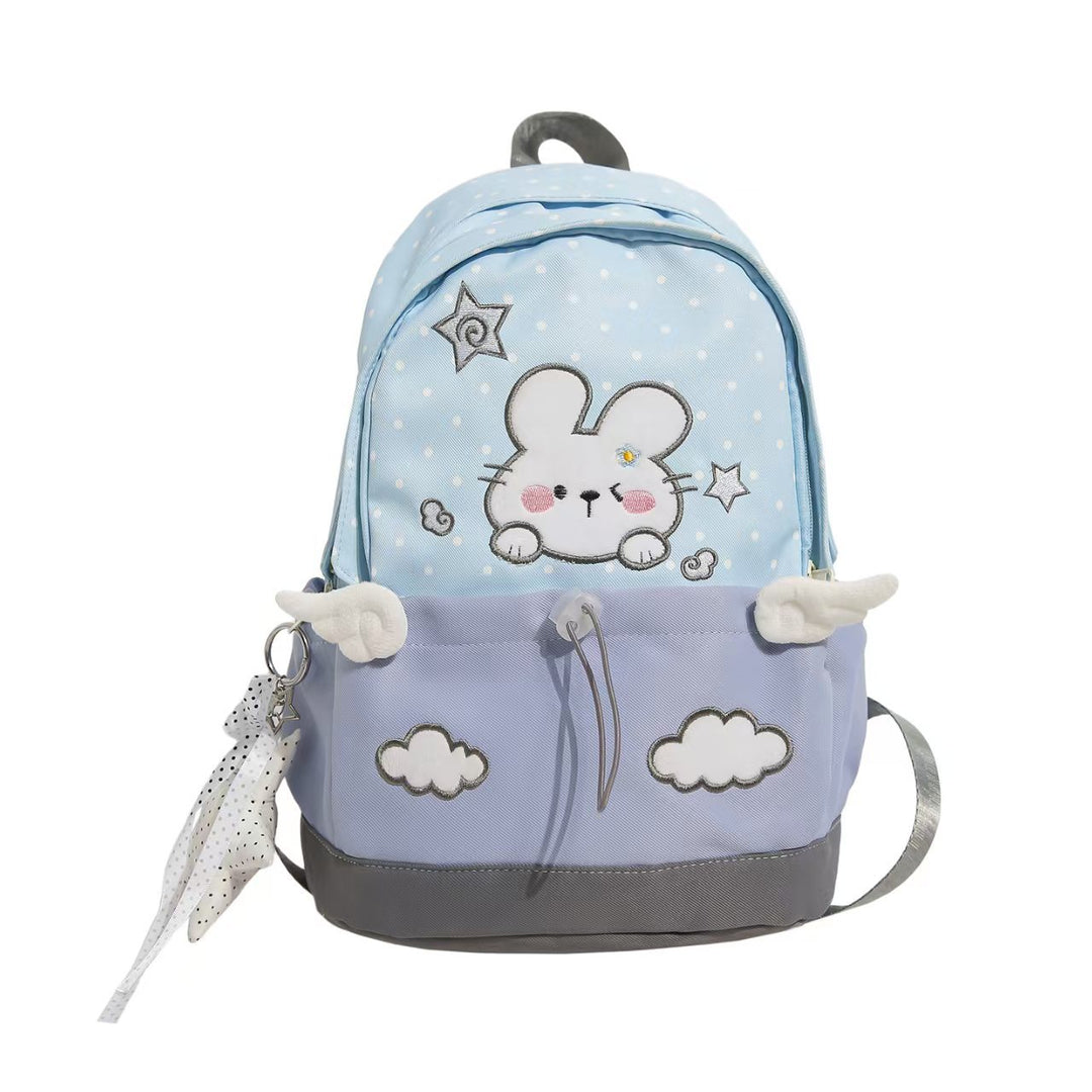Backpack with Cute Rabbit Motif and Practical Compartments Stornfield