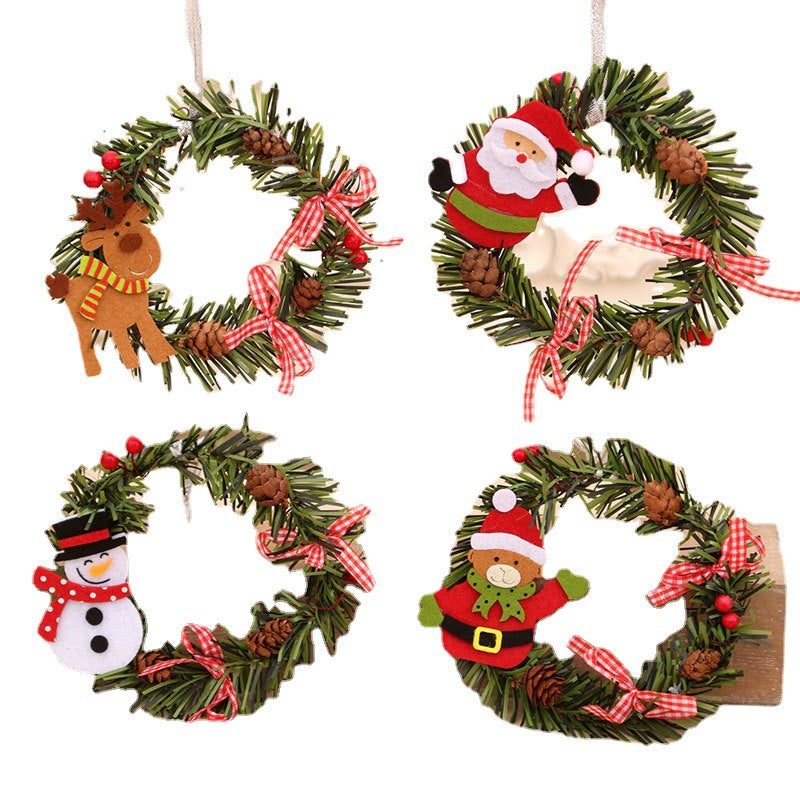 Decorative Snowman Wreath Stornfield