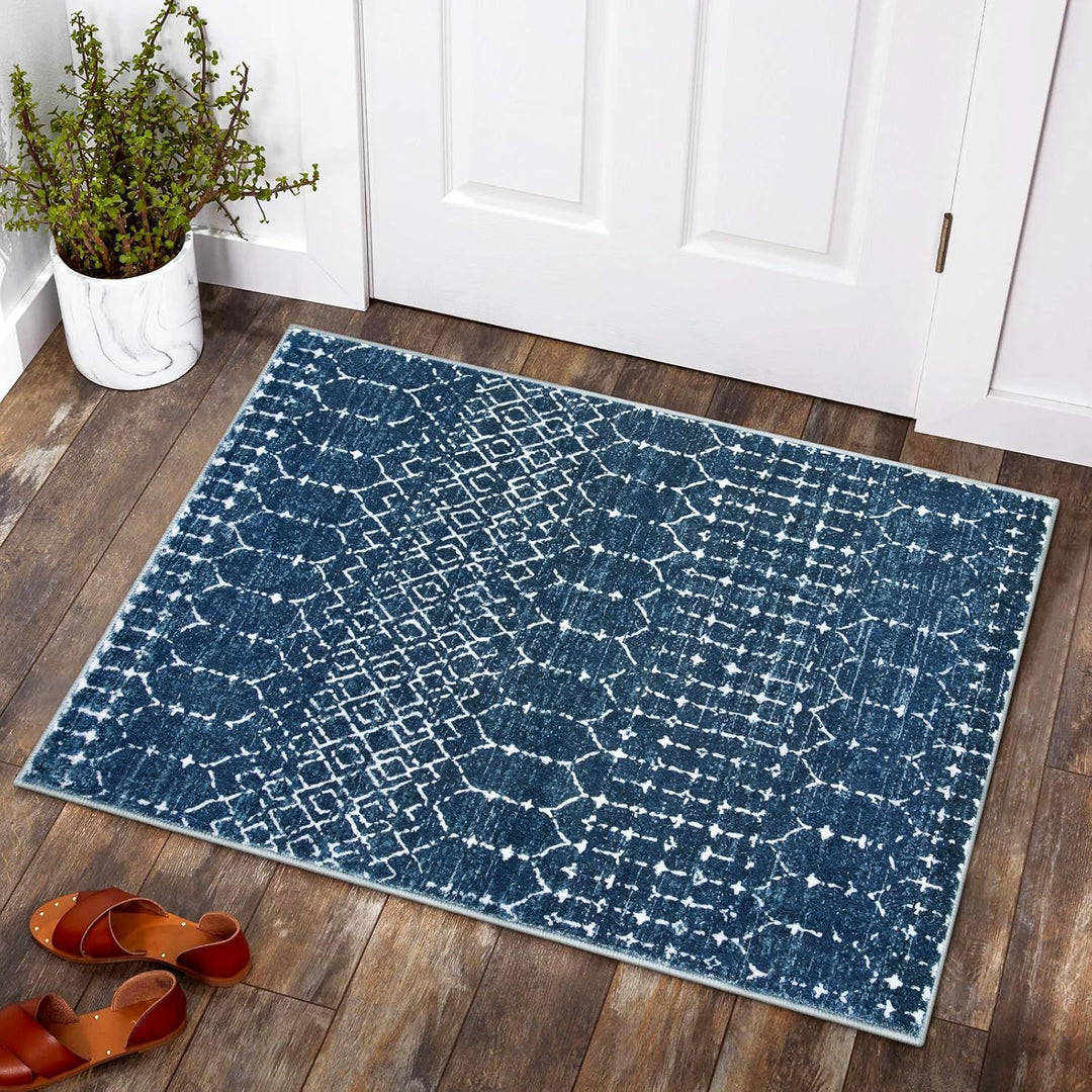 Geometric Patterned Indoor Area Mat for Home