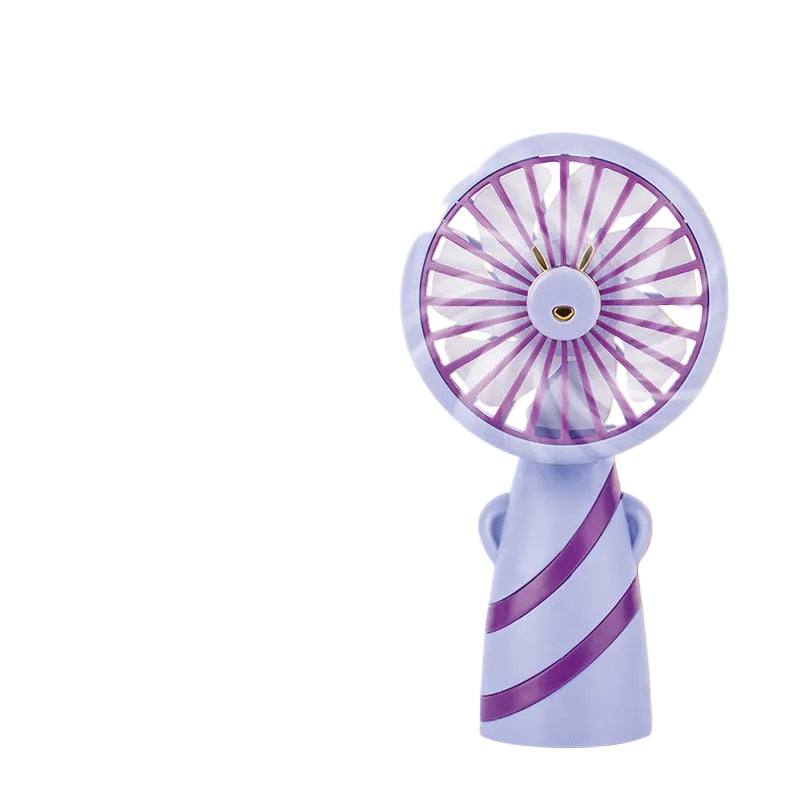 Women's Portable Mini Hand Fan with Animal Ears and USB Charging Function Stornfield