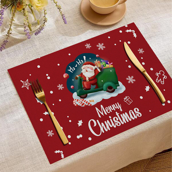 Festive Holiday-Themed Table Placemat