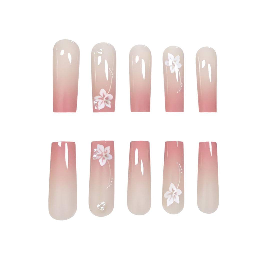 Floral Acrylic Nail Art Set Stornfield
