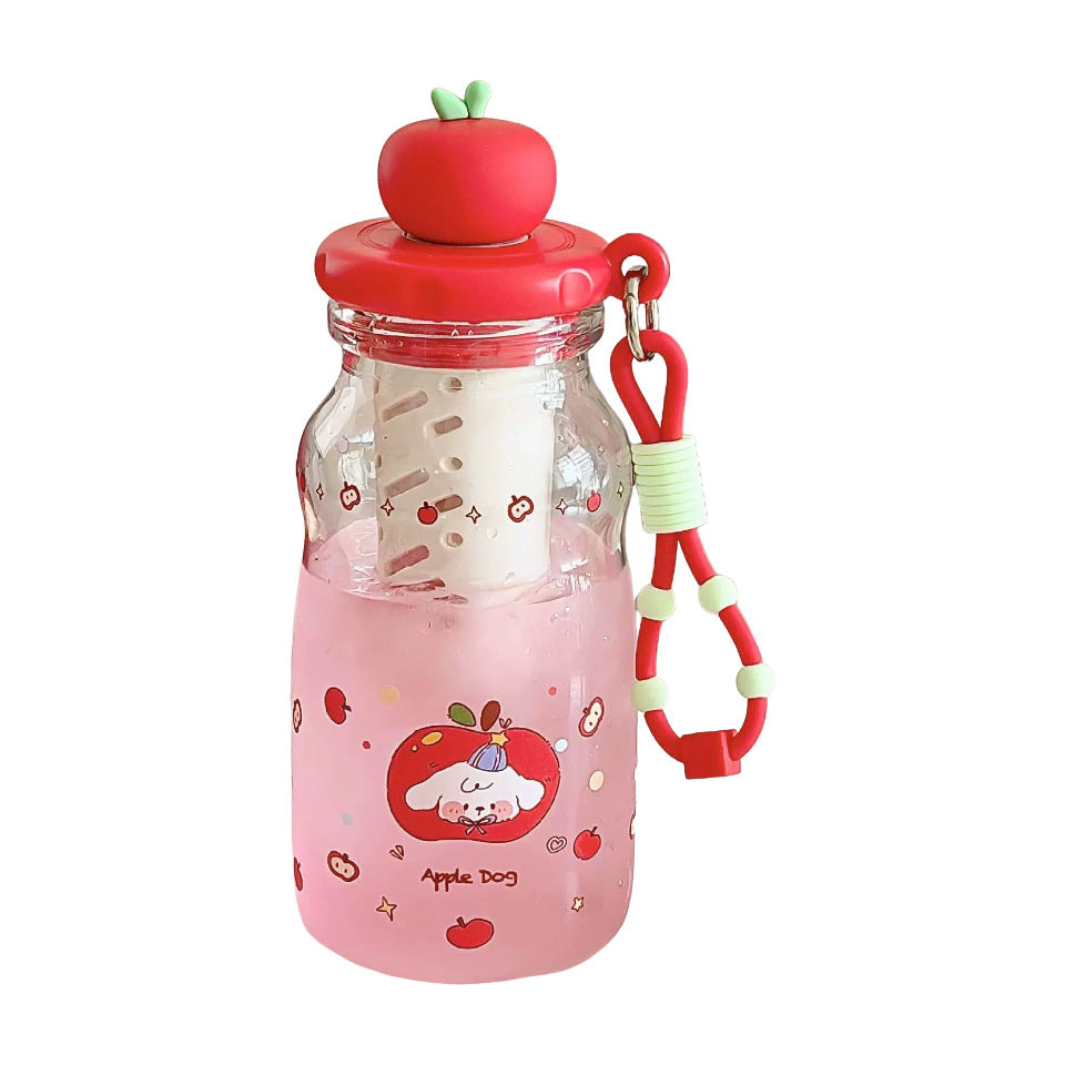 Ladies trendy and practical water bottle with fruit lid Stornfield