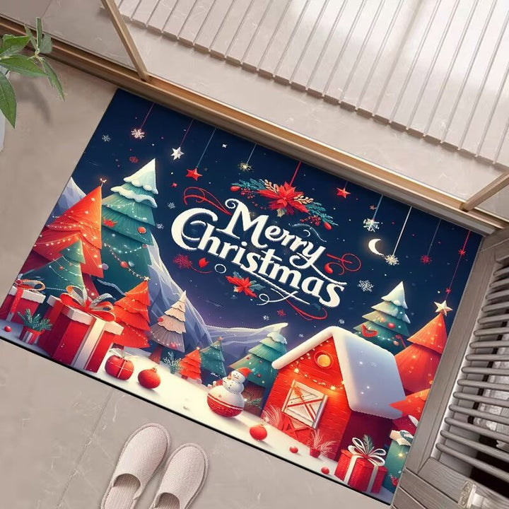Holiday Themed Welcome Mat
