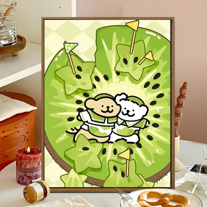 Cute Animal-Themed Swing Wall Art Stornfield