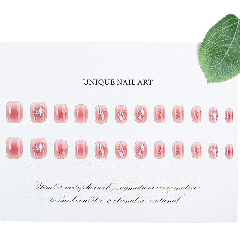 Nail set with sparkling 3D applications and romantic elements Stornfield