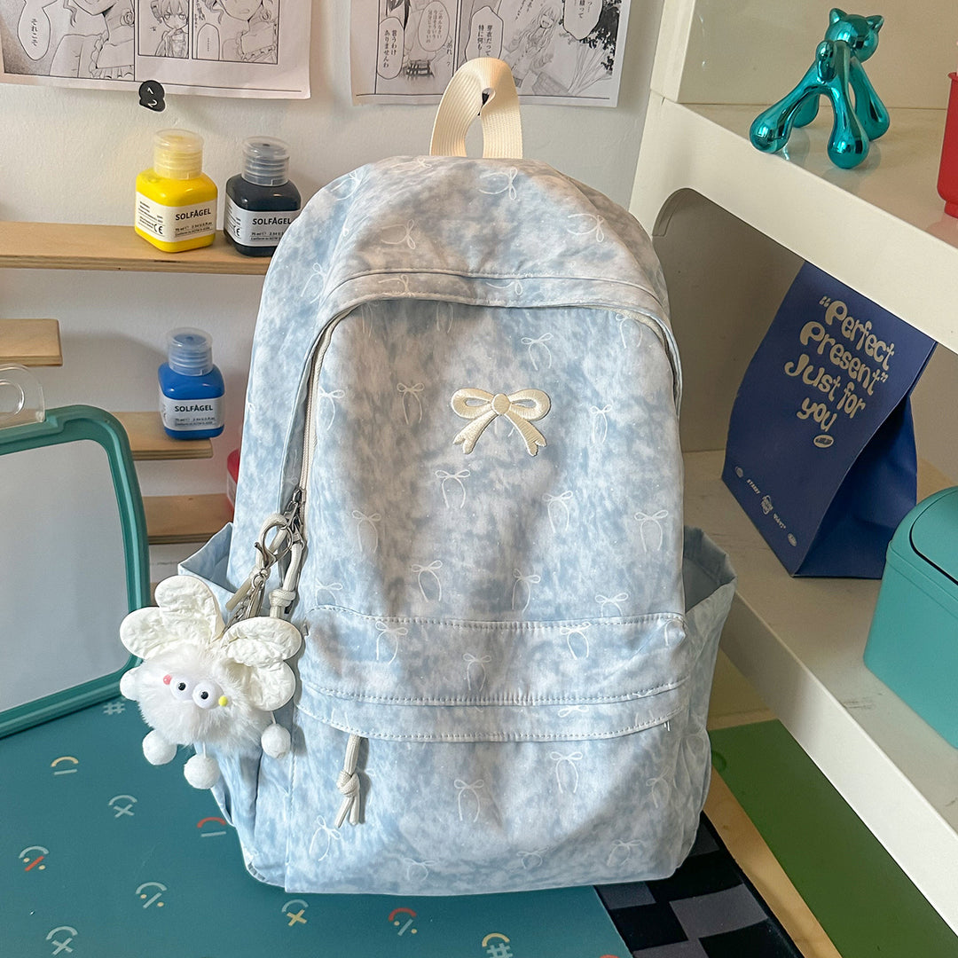 Whimsical Floral Print Casual Backpack Stornfield