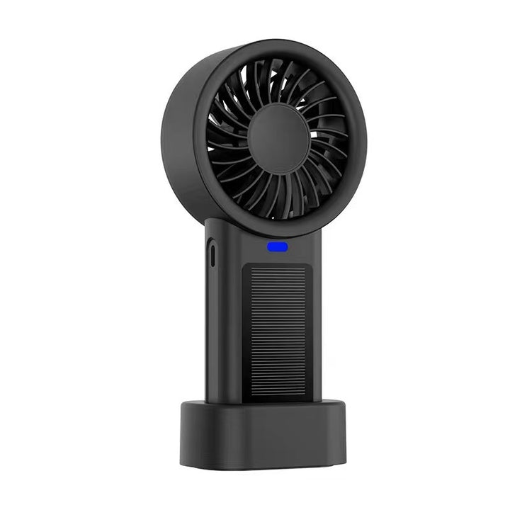 Portable Solar-Powered Handheld Cooling Fan Stornfield