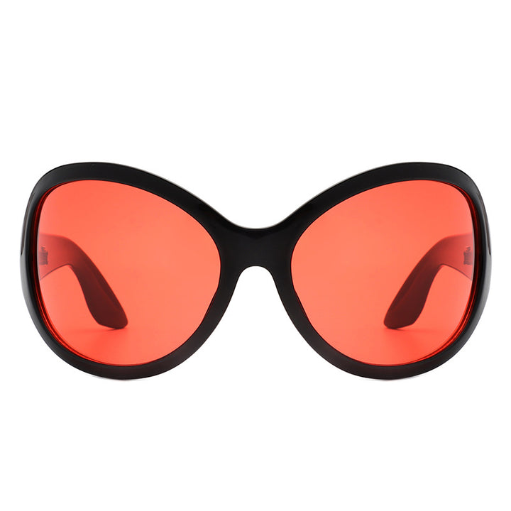 Ladies sunglasses in a stylish butterfly design with UV protection and wide frame Stornfield