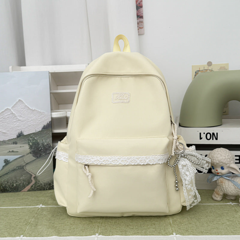 Adorable Lace-Trimmed Backpack Stornfield