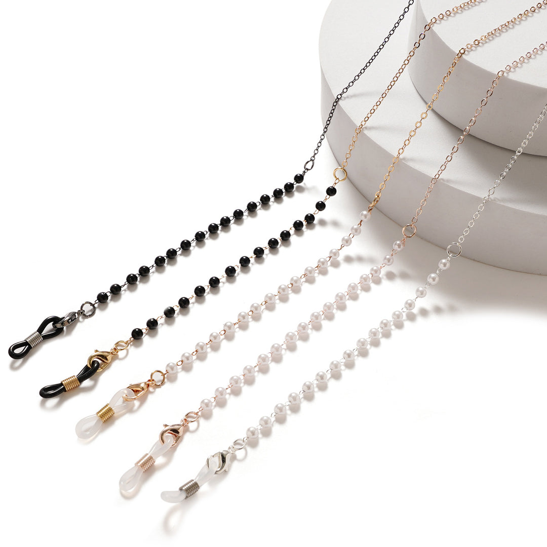 Premium Black Beaded Eyewear Chain Stornfield